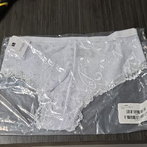 Elegant White Lace Panties